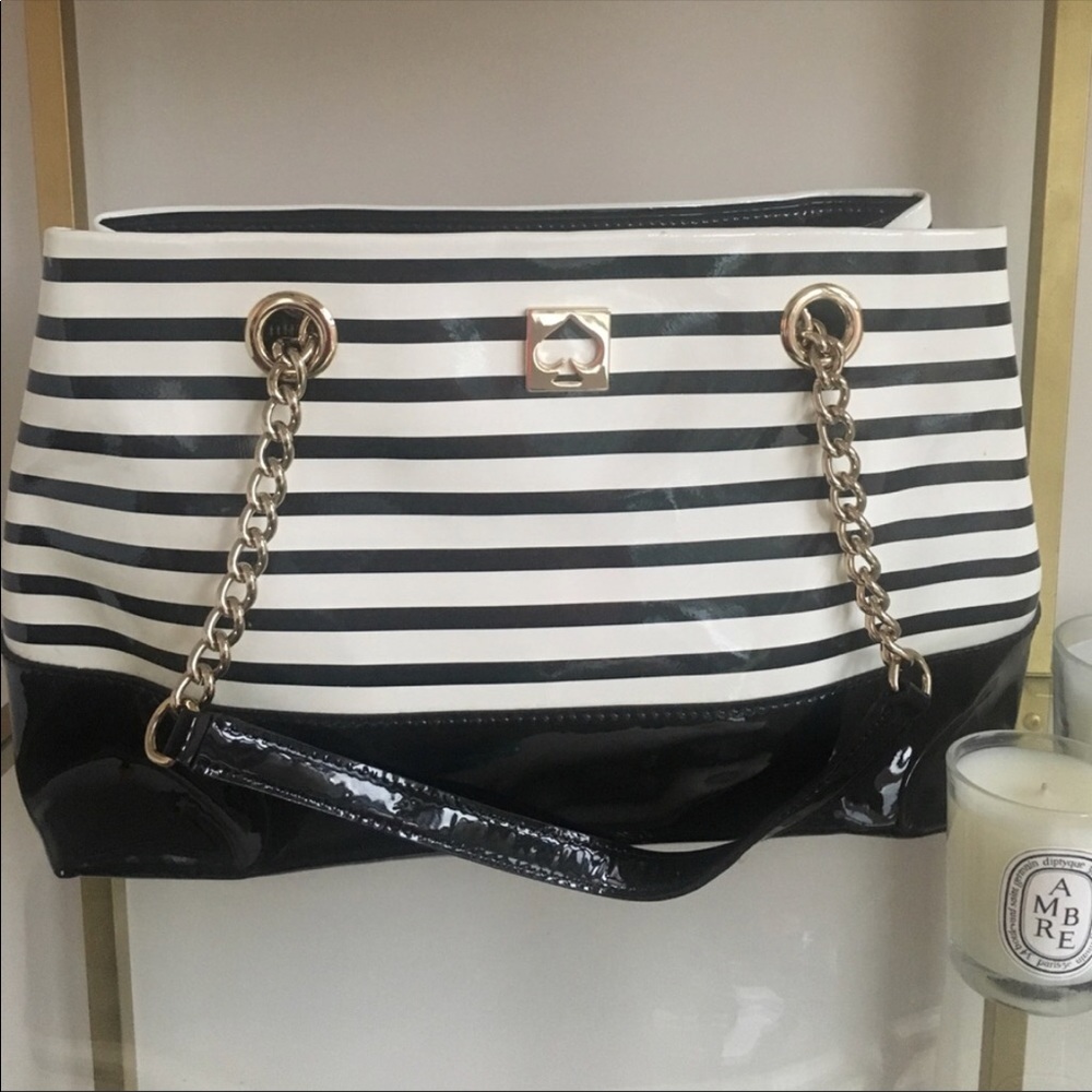 Kate Spade striped handbag